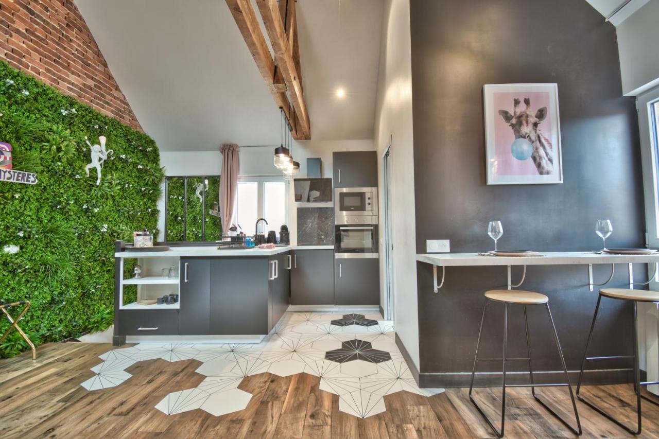 * Le Loft Des Mysteres * Apartment Мантенон Екстериор снимка